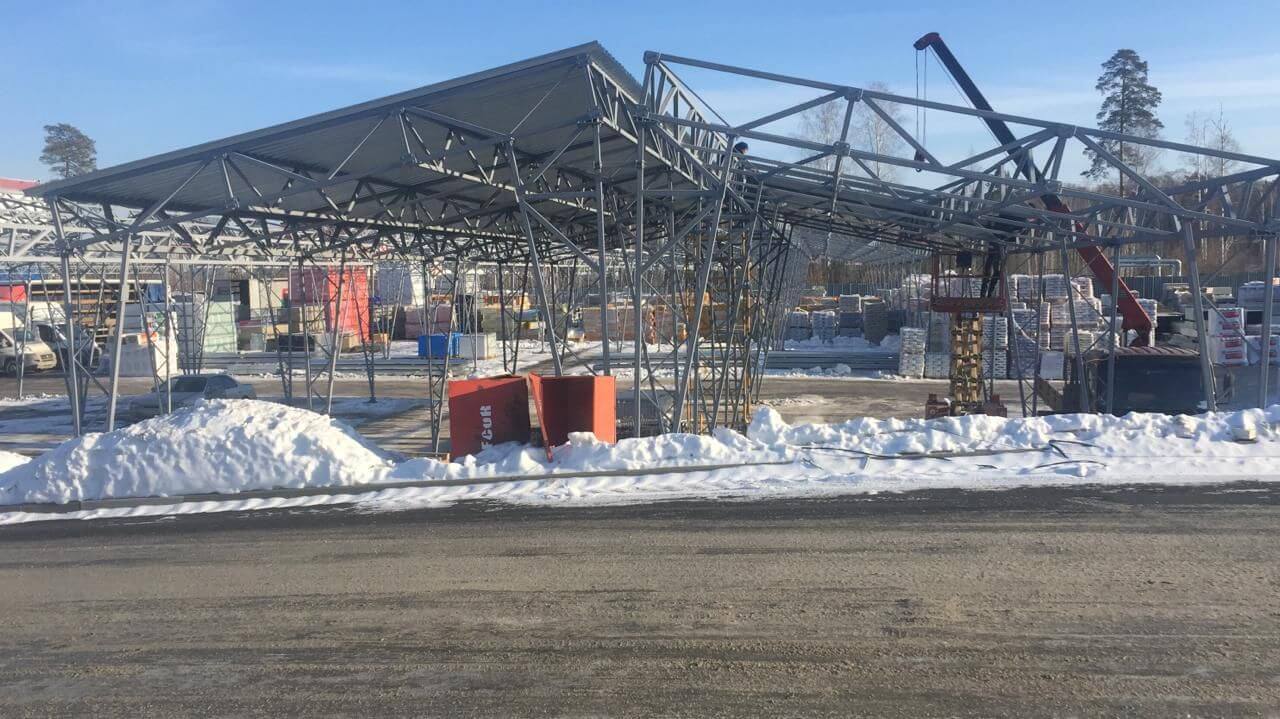 Навесы ТЭЦ фото 1